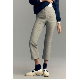 Maeve Plaid Cropped Pants by Anthropologie Size‎ 10